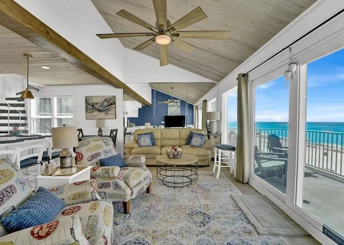 Queens Cottage Pcb Beach-Front Condo With Regal Gulf Views